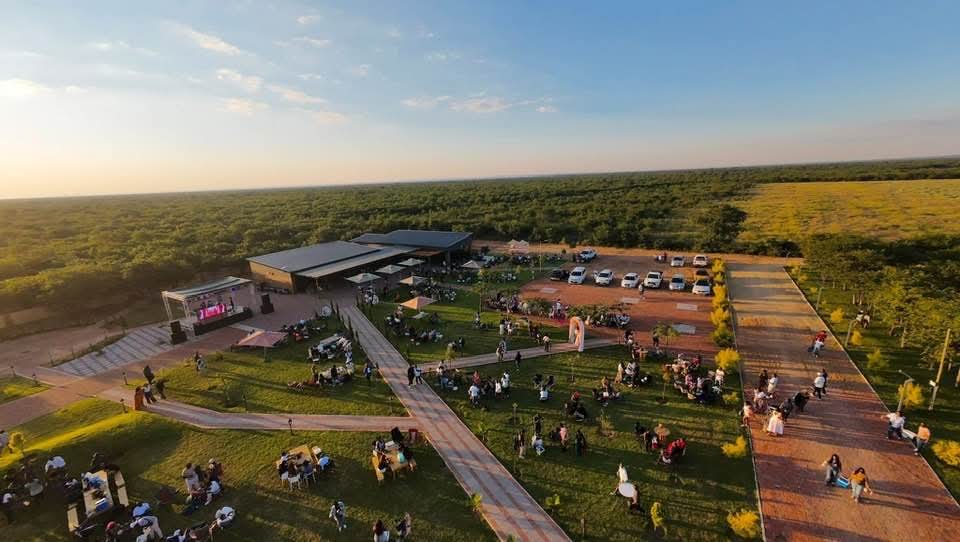 Green Retreat Resort from the air